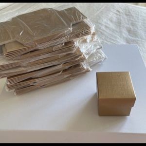 Gold party favors boxes - set of 60
